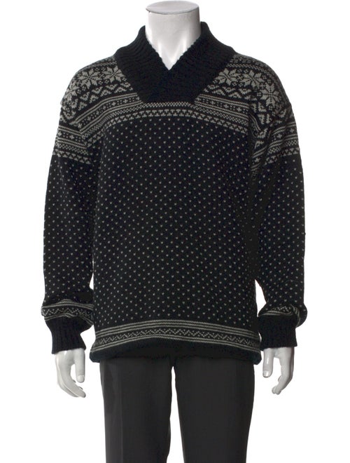 Dale of Norway Wool Graphic Print Pullover