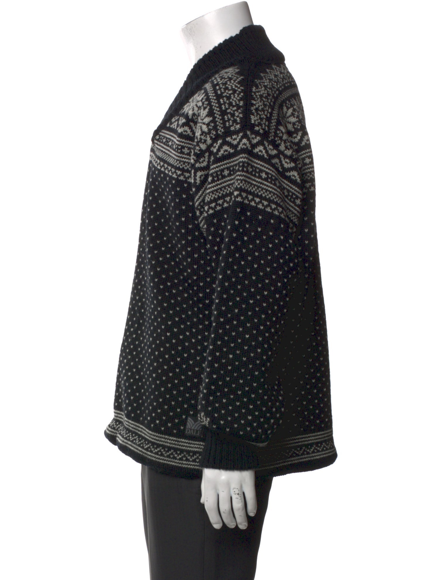 Dale of Norway Wool Graphic Print Pullover