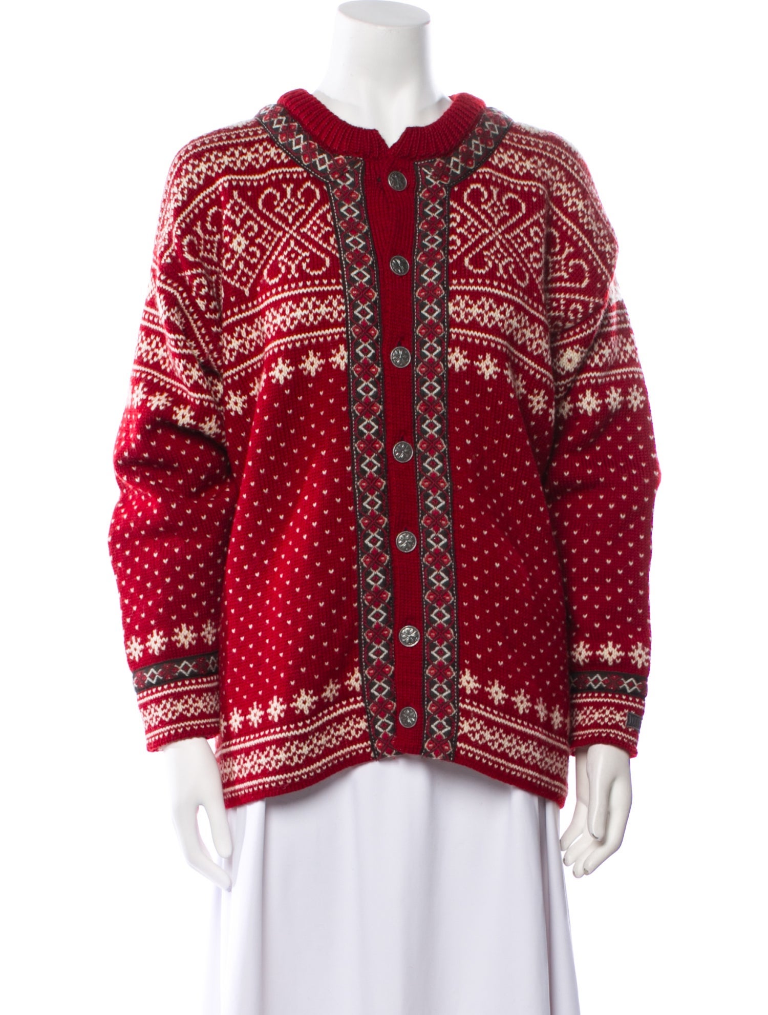 Dale of Norway Printed Crew Neck Sweater