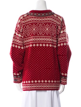 Dale of Norway Printed Crew Neck Sweater