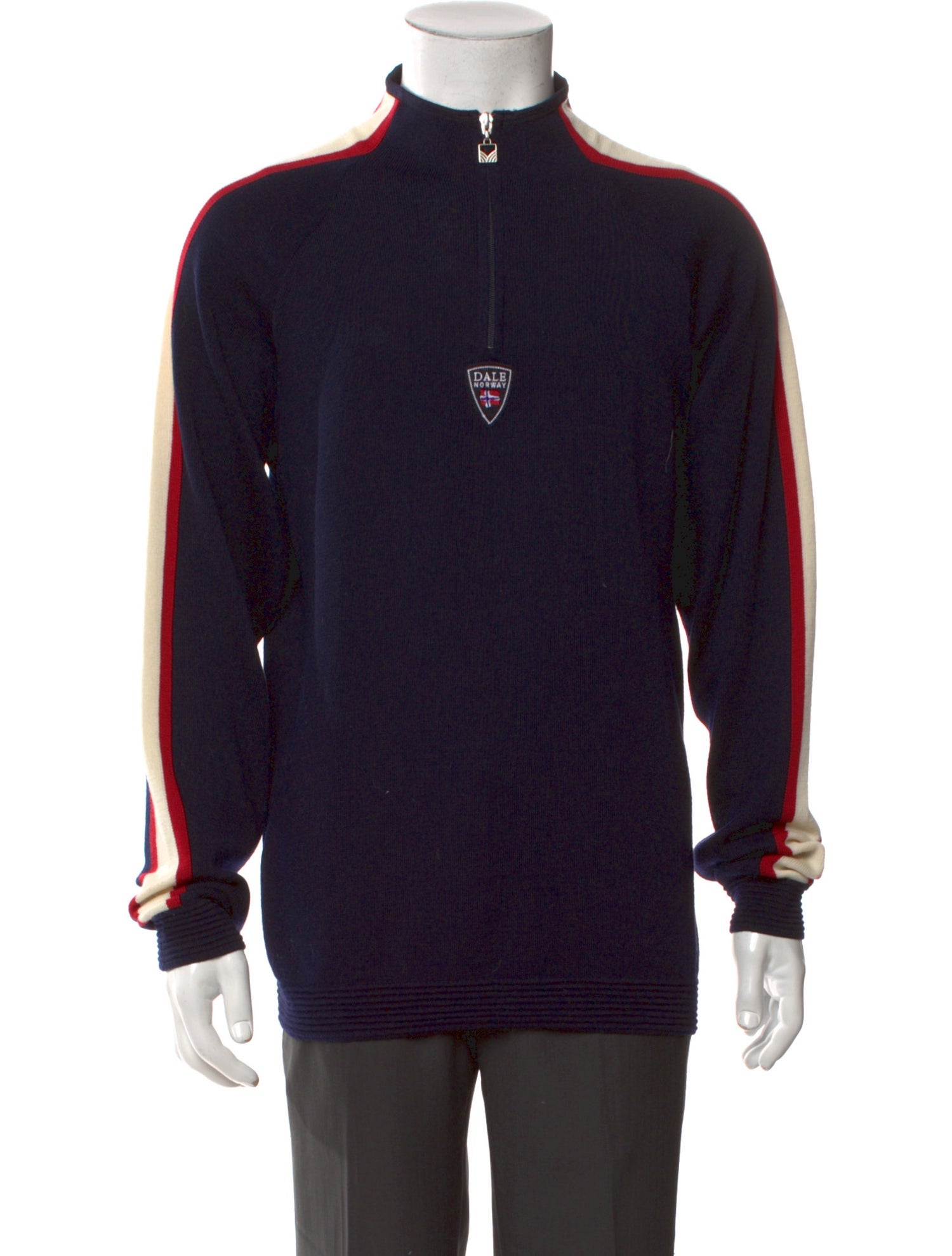 Dale of Norway Wool Colorblock Pattern Pullover