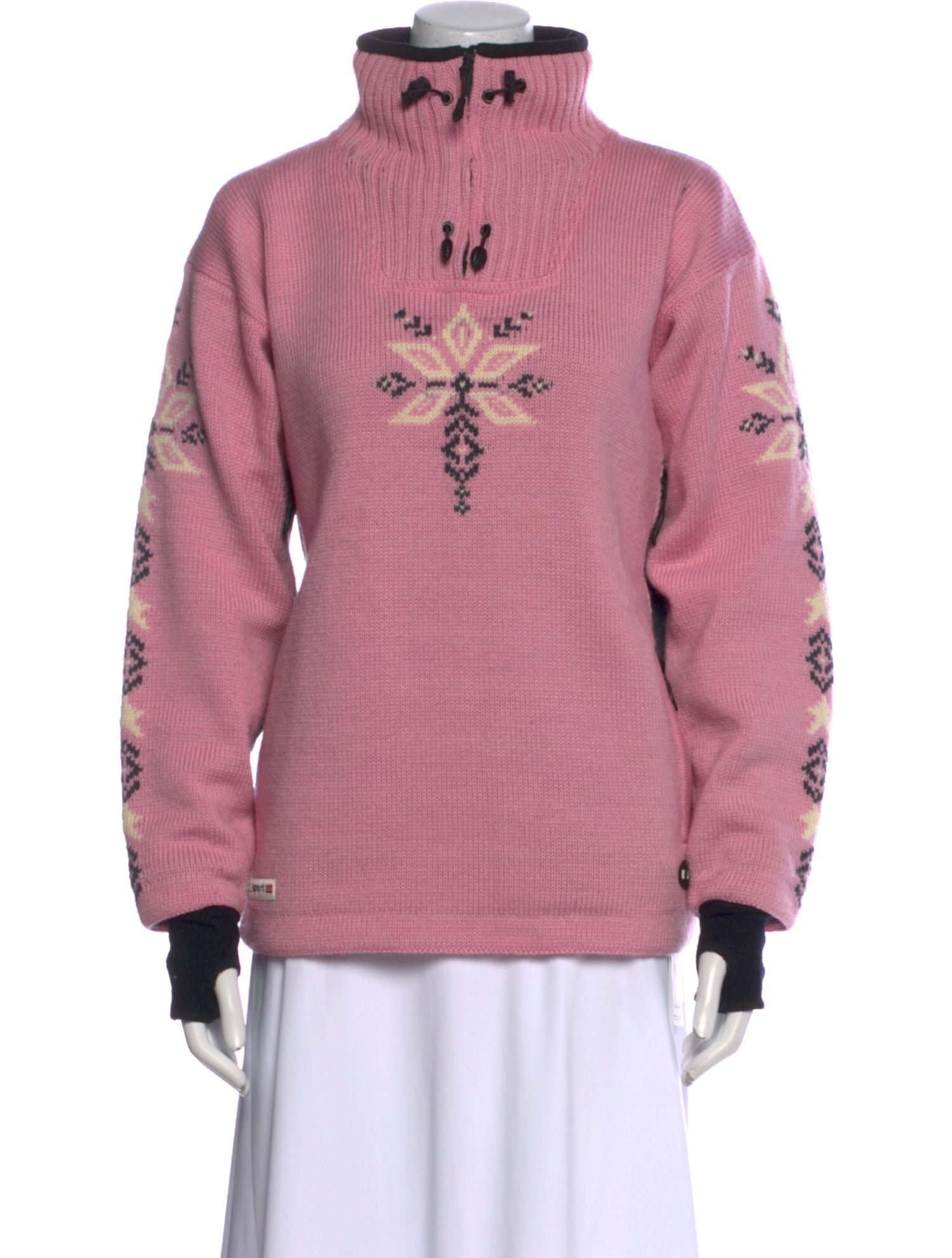 Dale of Norway Wool Mock Neck Sweatshirt