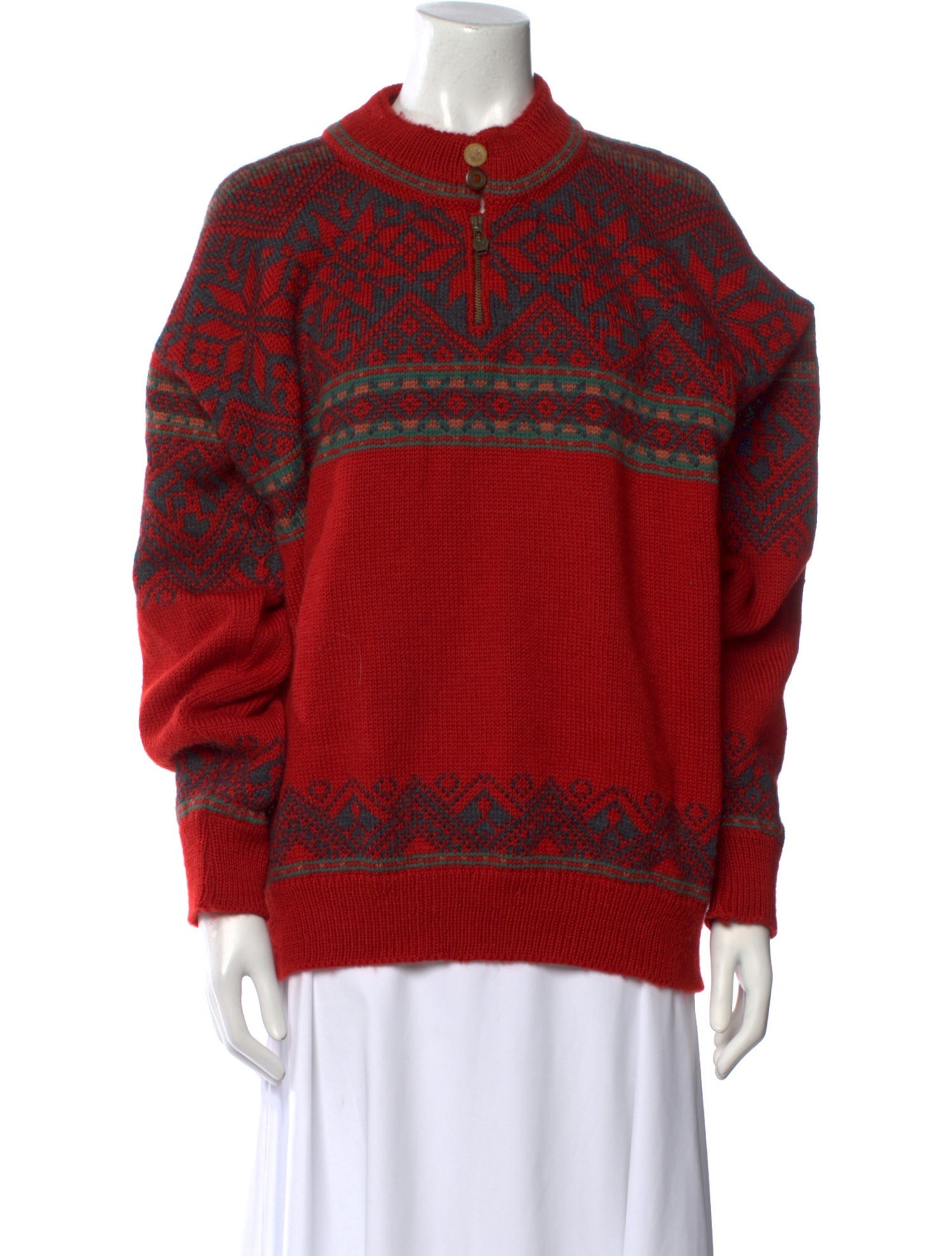 Dale of Norway Wool Printed Sweater