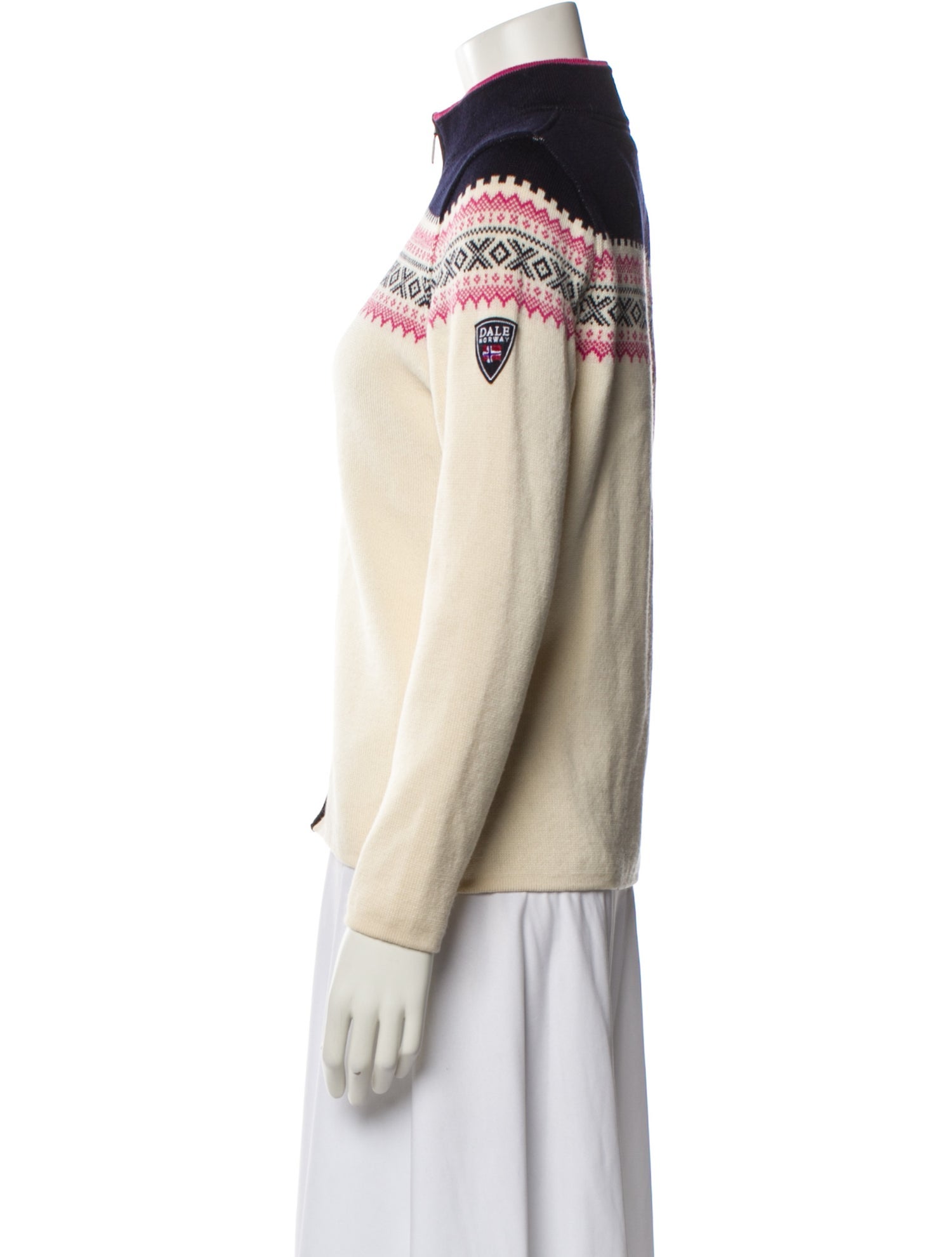 Dale of Norway Merino Wool Striped Sweater