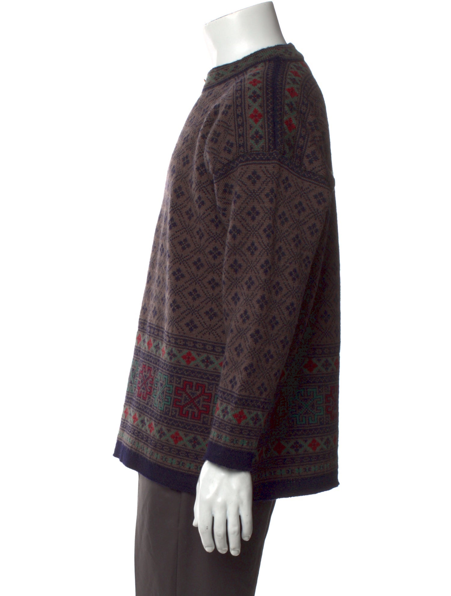 Dale of Norway Virgin Wool Printed Pullover