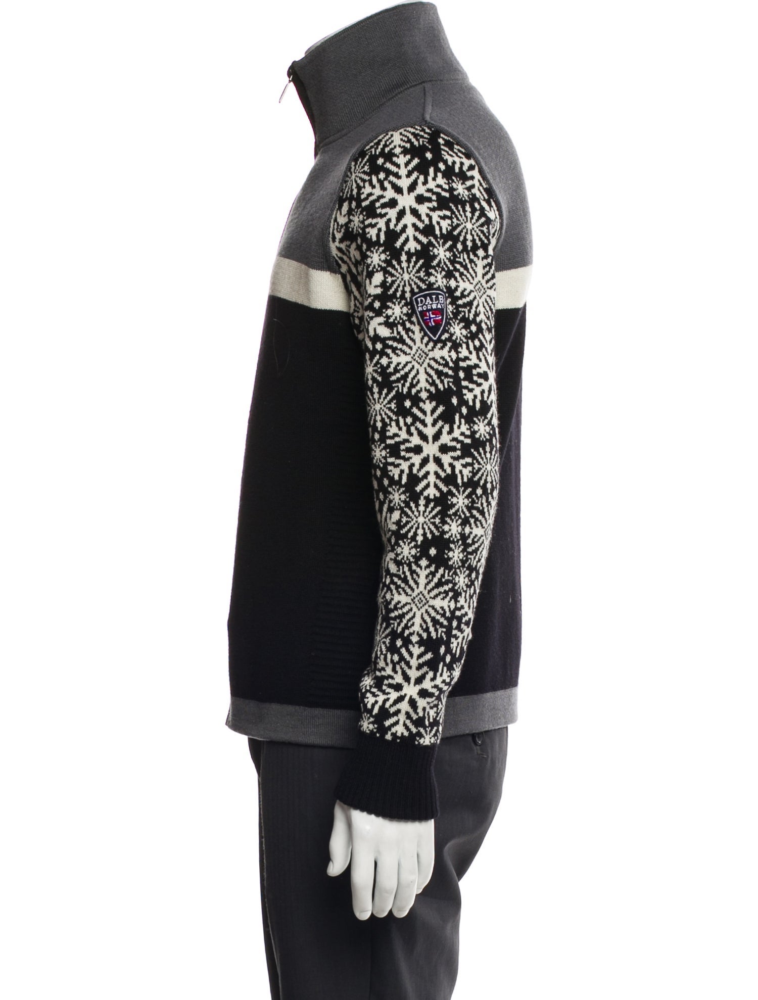 Dale of Norway Merino Wool Printed Cardigan