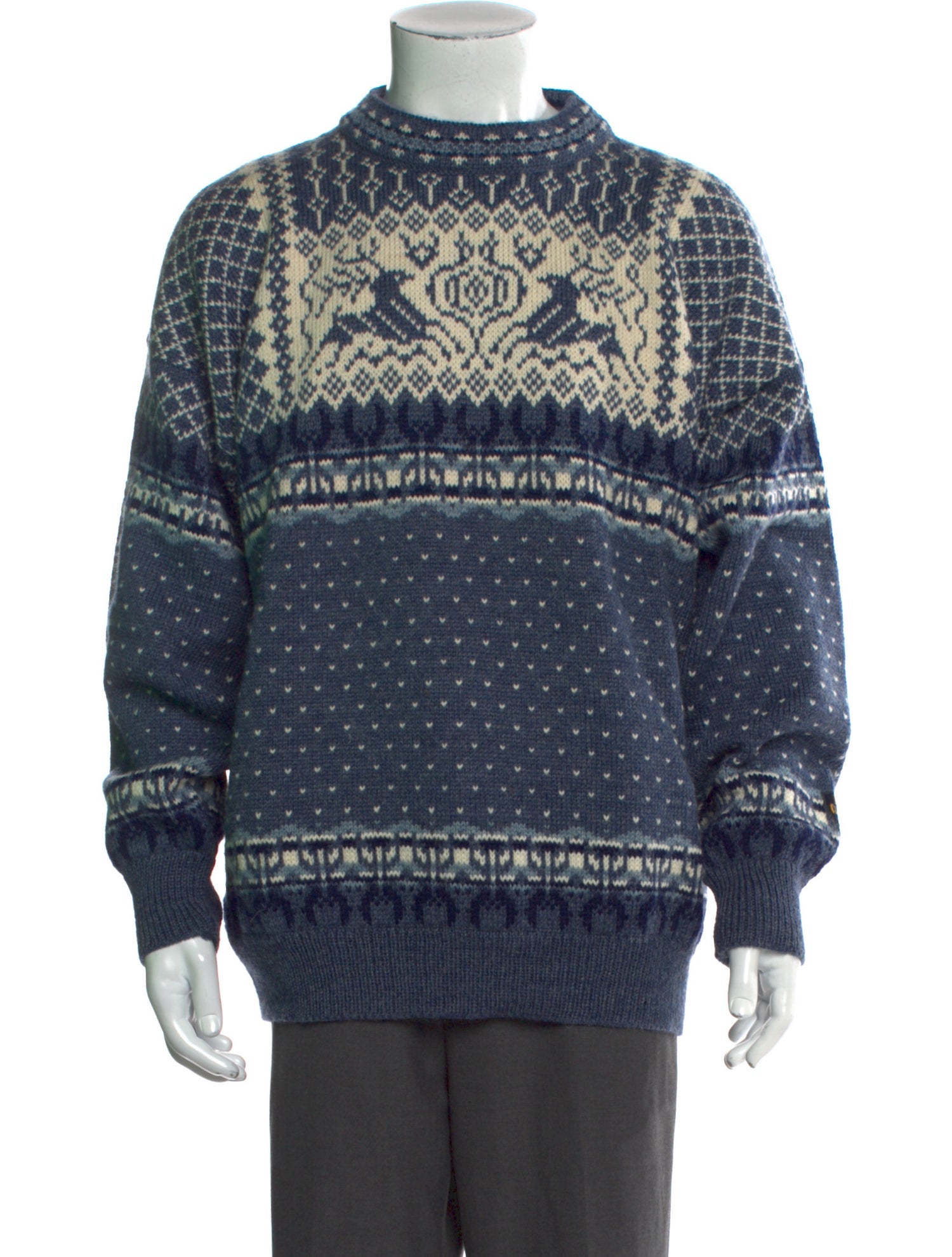 Dale of Norway Wool Graphic Print Pullover