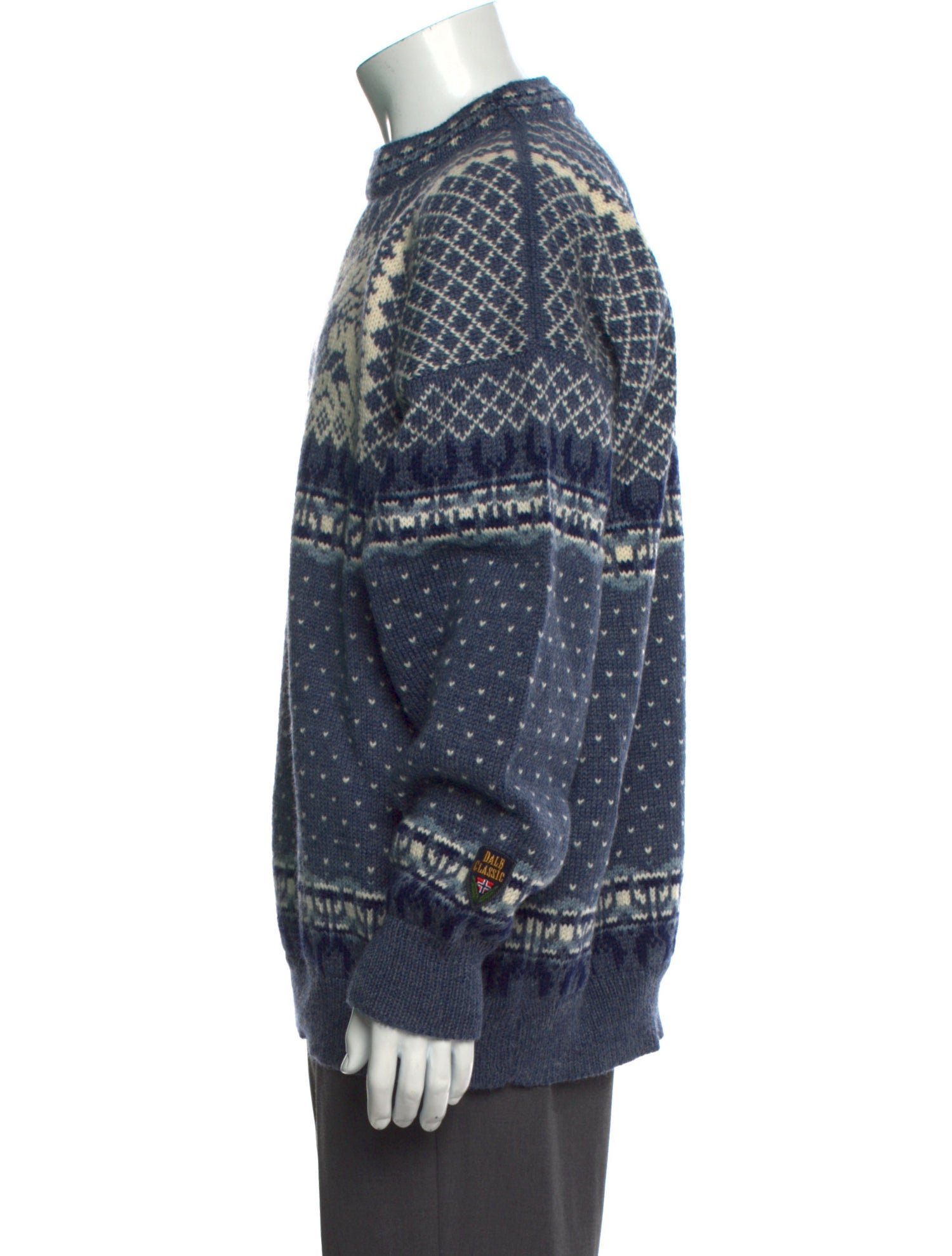 Dale of Norway Wool Graphic Print Pullover