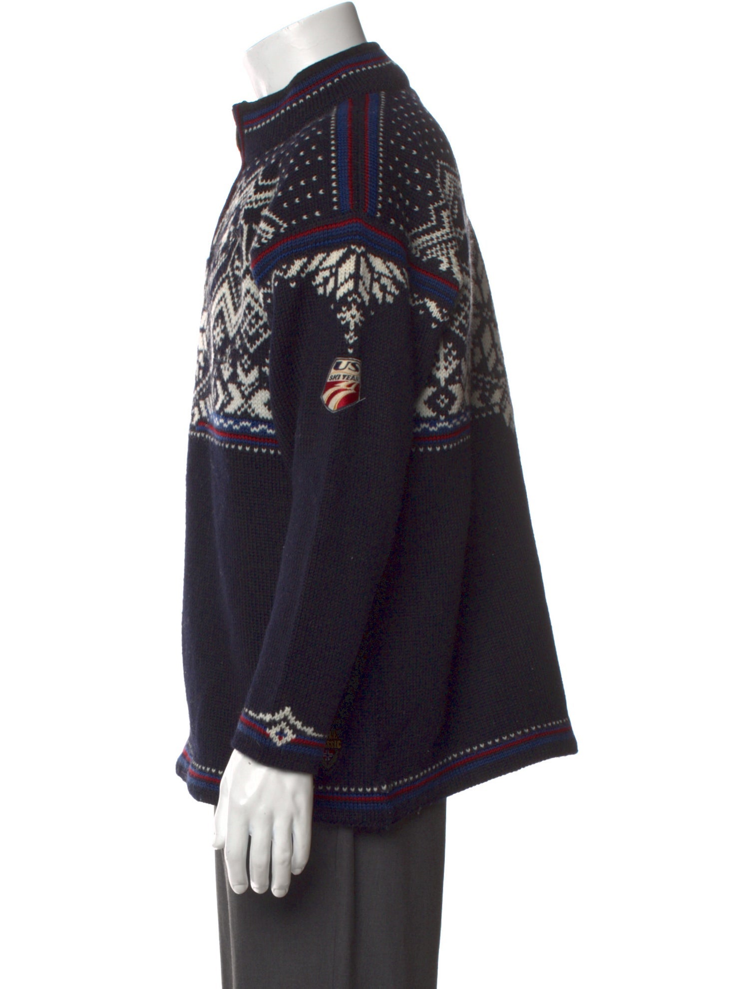 Dale of Norway Virgin Wool Graphic Print Pullover