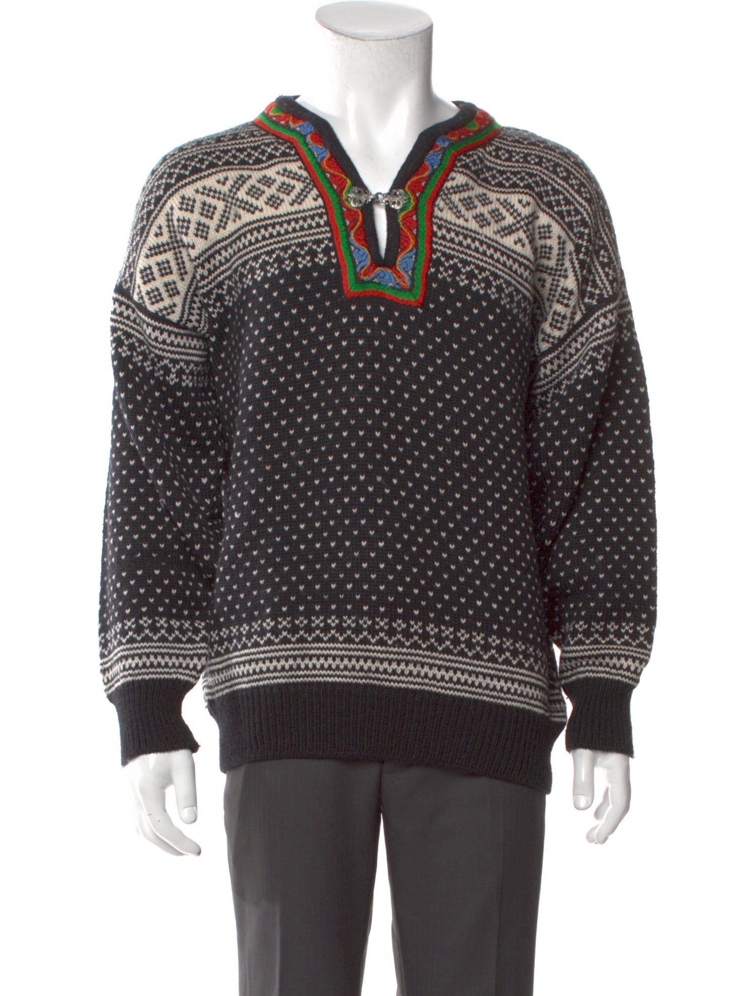 Dale of Norway Wool Printed Pullover