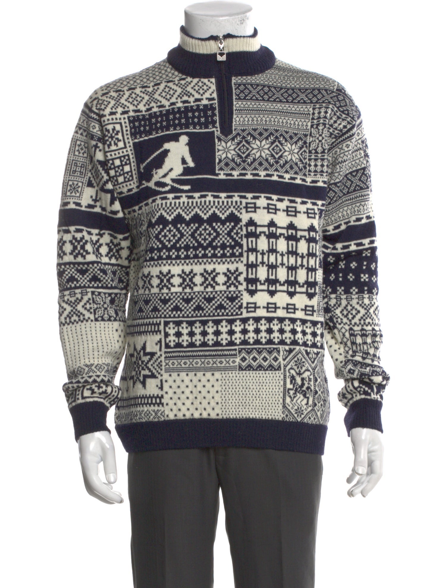 Dale of Norway Wool Printed Pullover