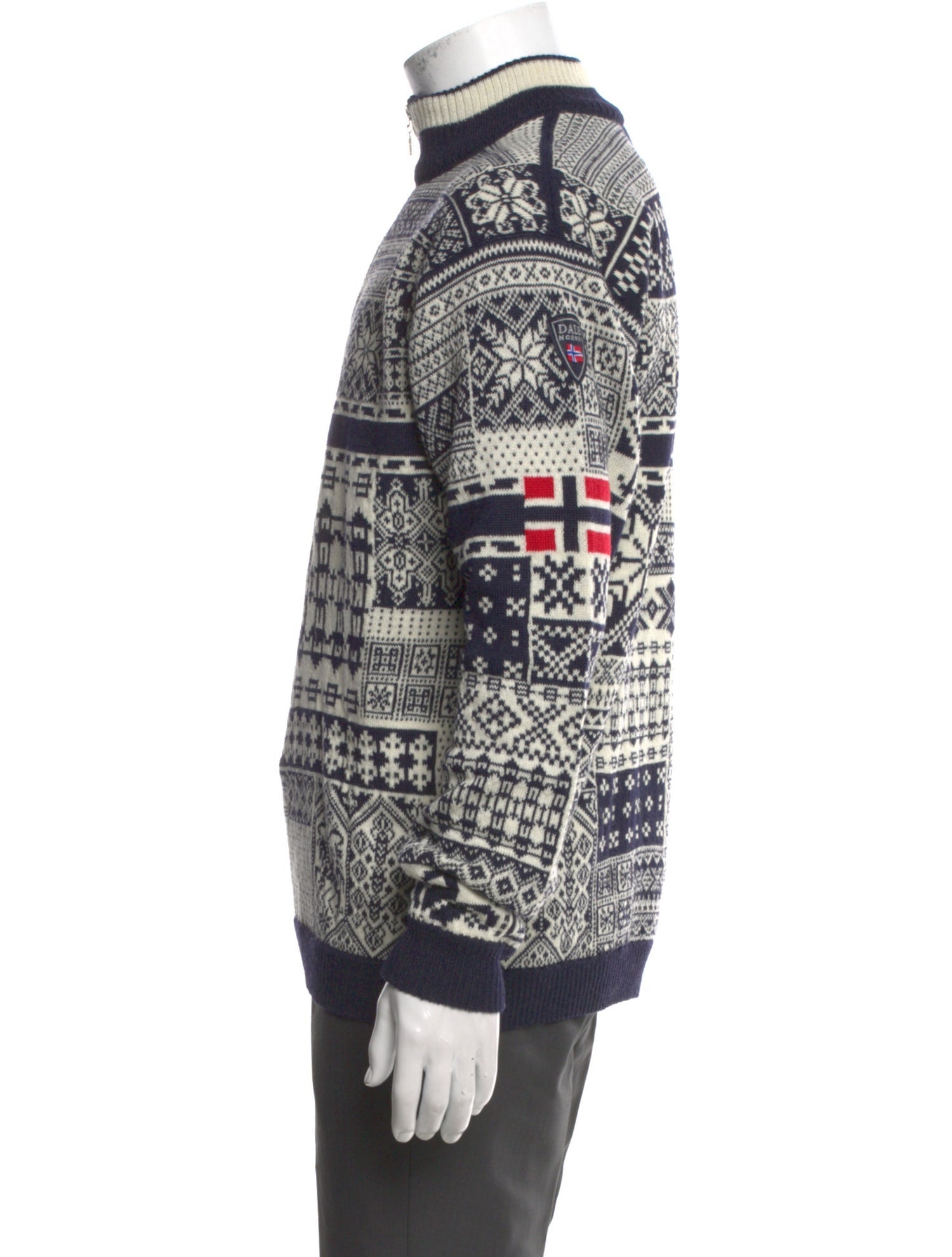 Dale of Norway Wool Printed Pullover