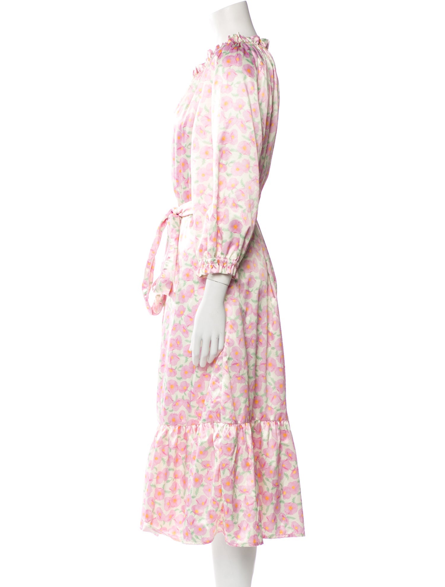 dondolo Printed Midi Length Dress