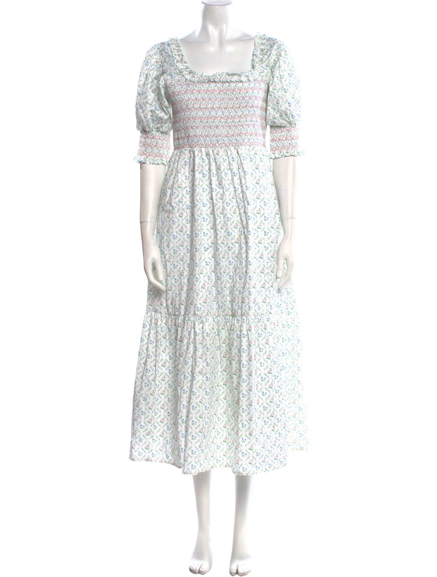 dondolo Floral Print Long Dress w/ Tags