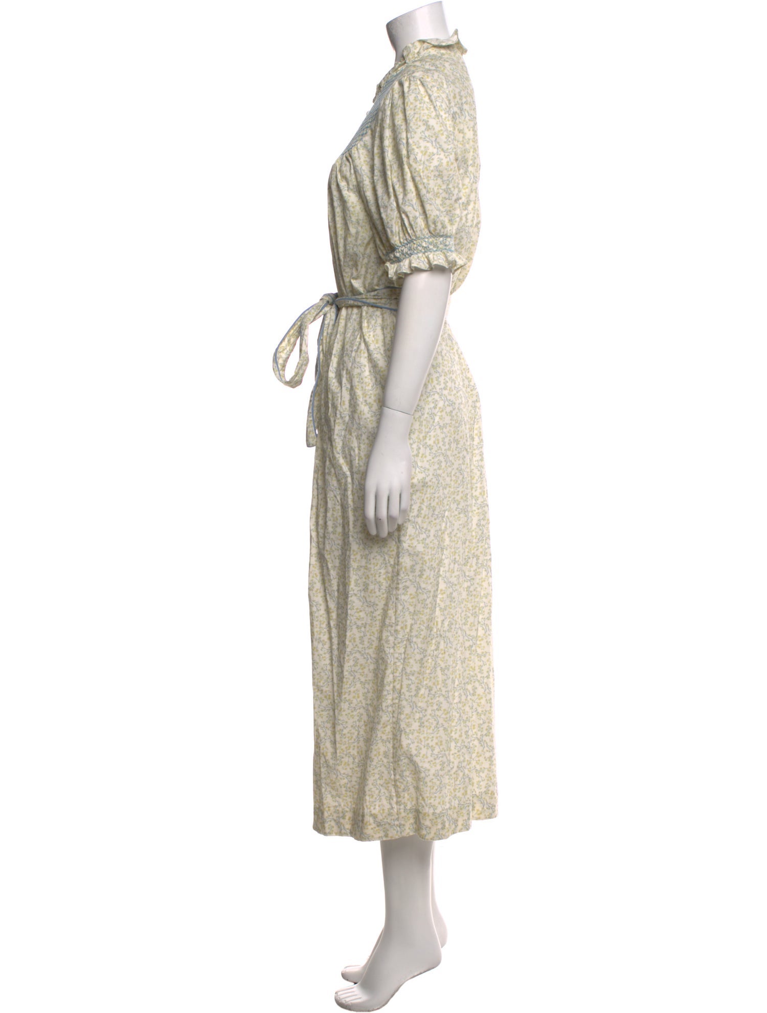 dondolo Floral Print Long Dress