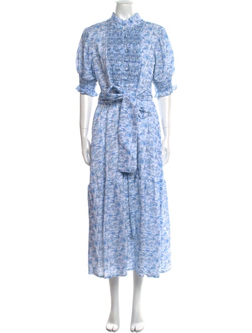 dondolo Floral Print Long Dress