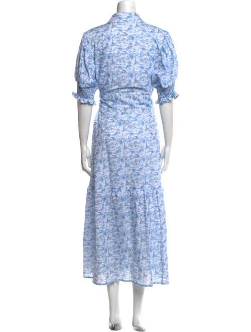 dondolo Floral Print Long Dress