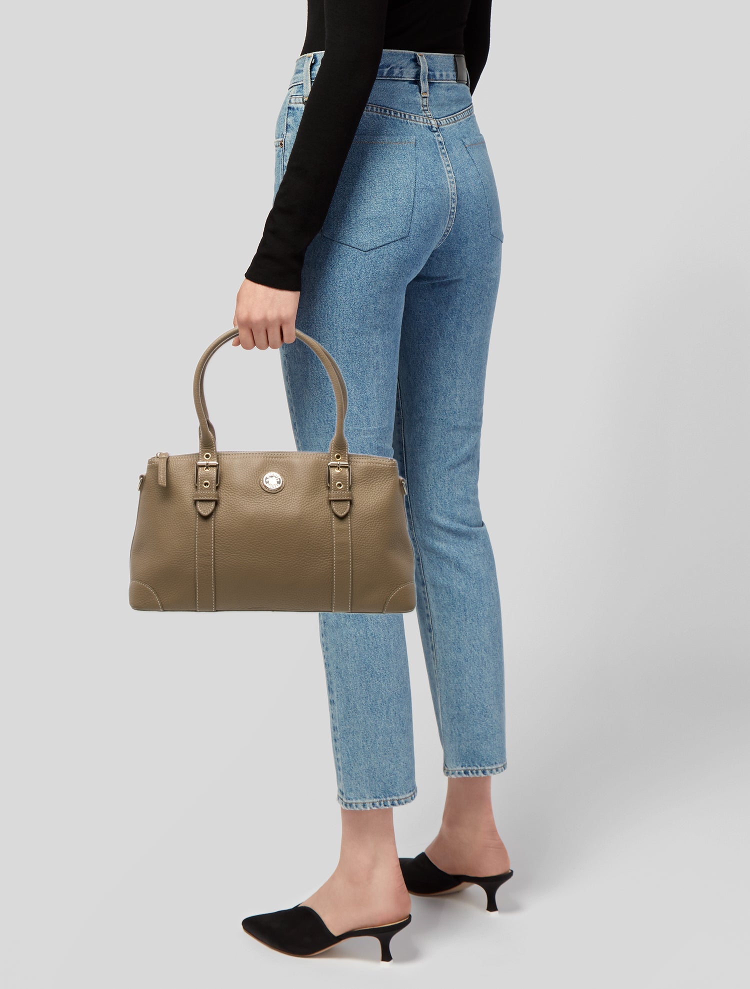 Dooney & Bourke Leather Top Handle Bag