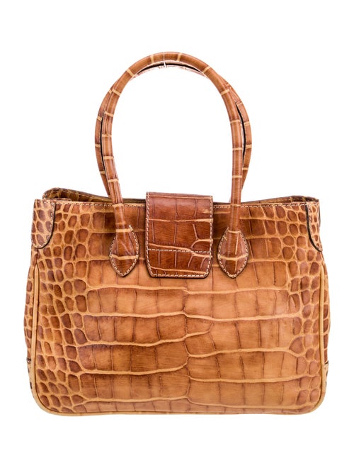 Dooney & Bourke Embossed Leather Top Handle Bag