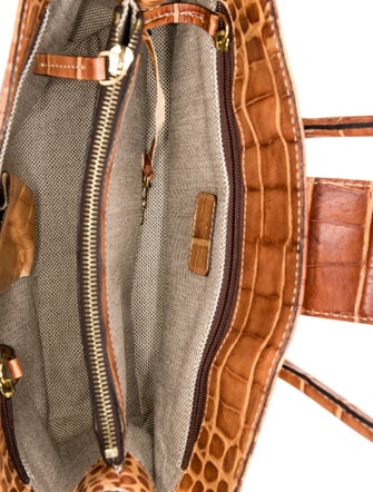 Dooney & Bourke Embossed Leather Top Handle Bag