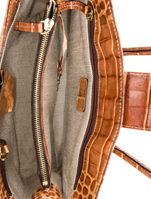 Dooney & Bourke Embossed Leather Top Handle Bag