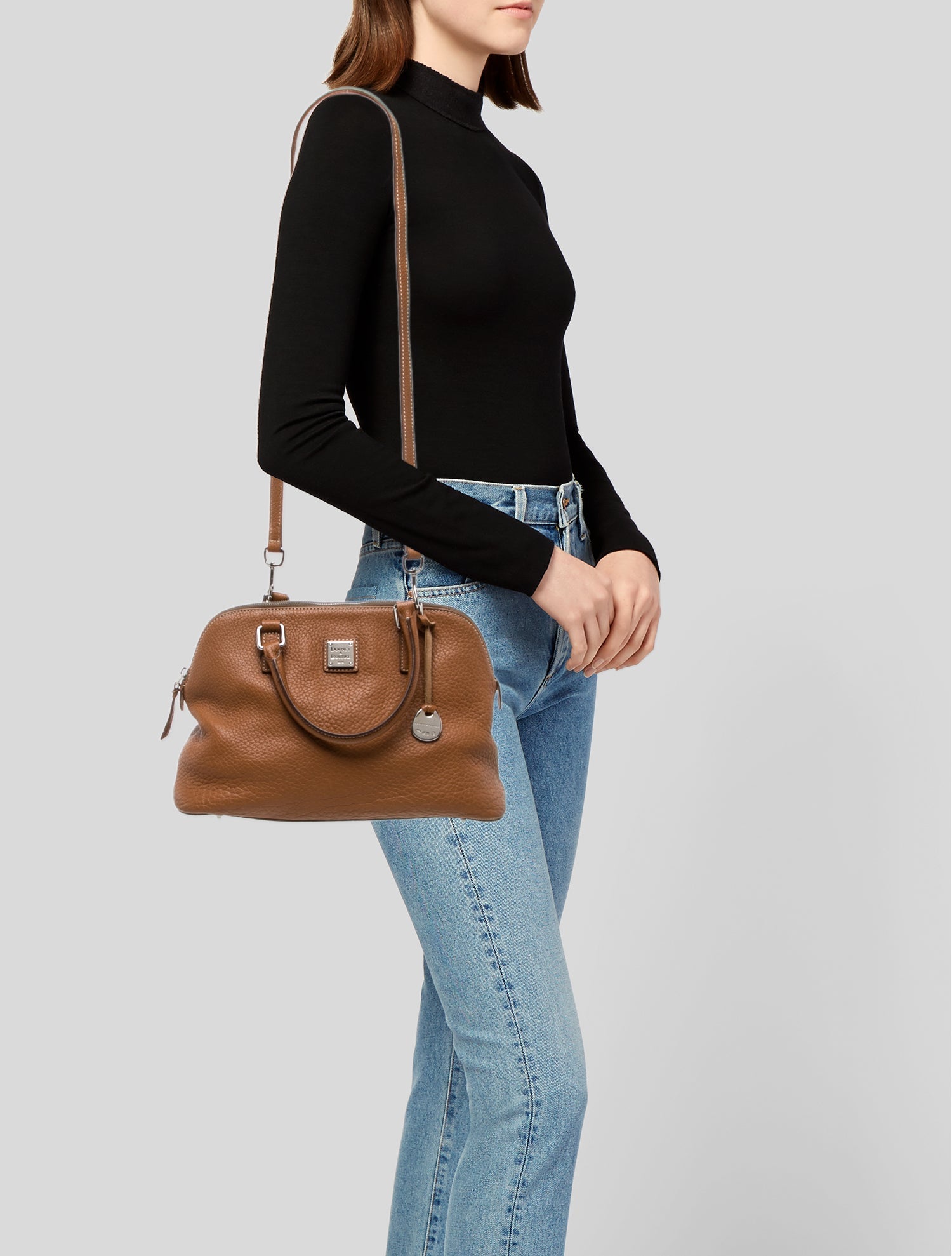 Dooney & Bourke Leather Top Handle Bag