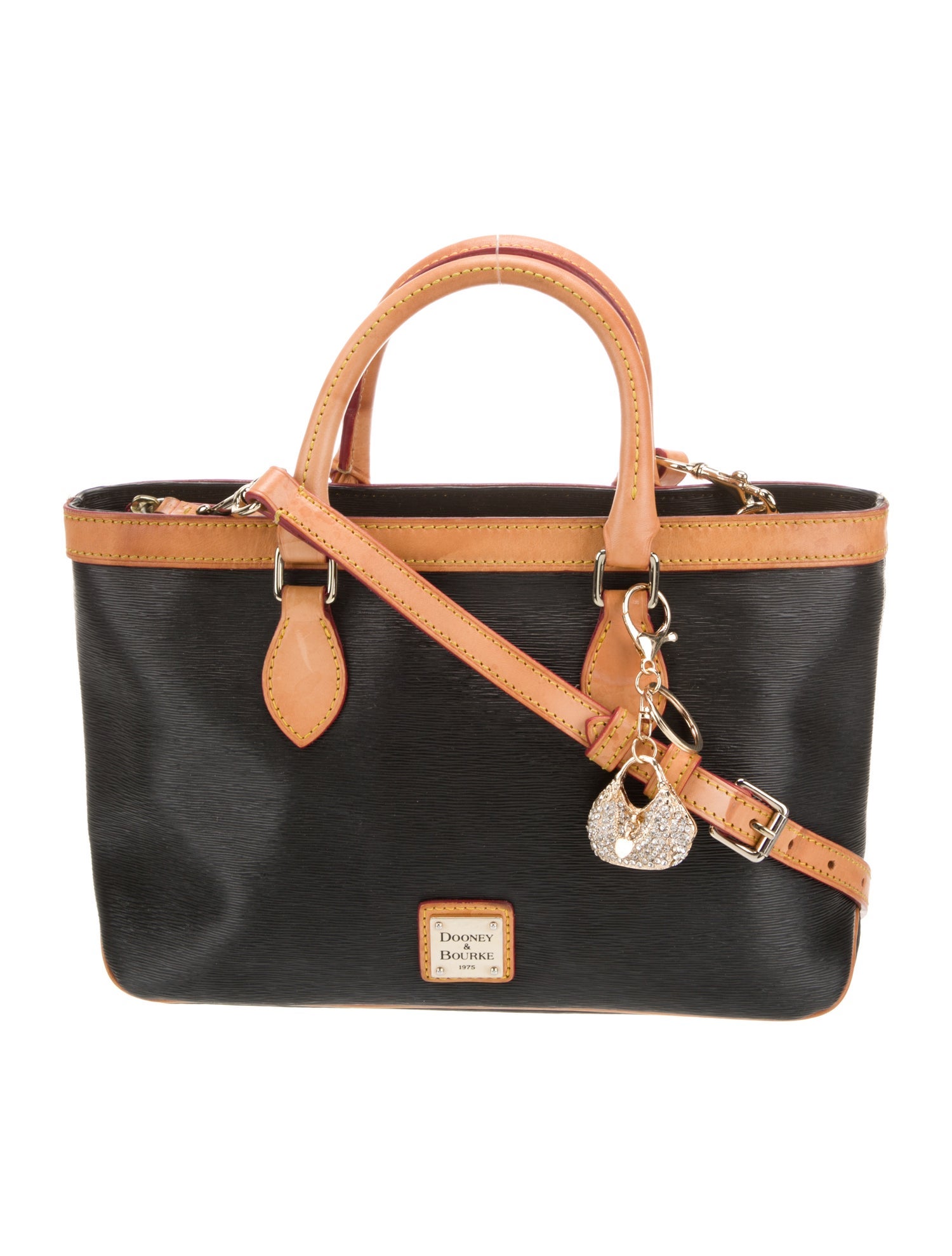 Dooney & Bourke Canvas Shoulder Bag - Brown Shoulder Bags