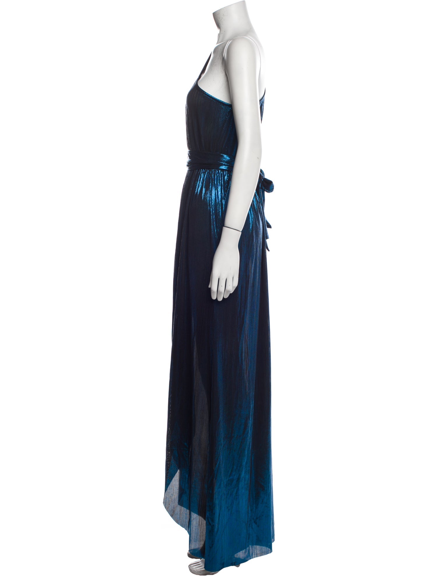 Doris S One-Shoulder Long Dress