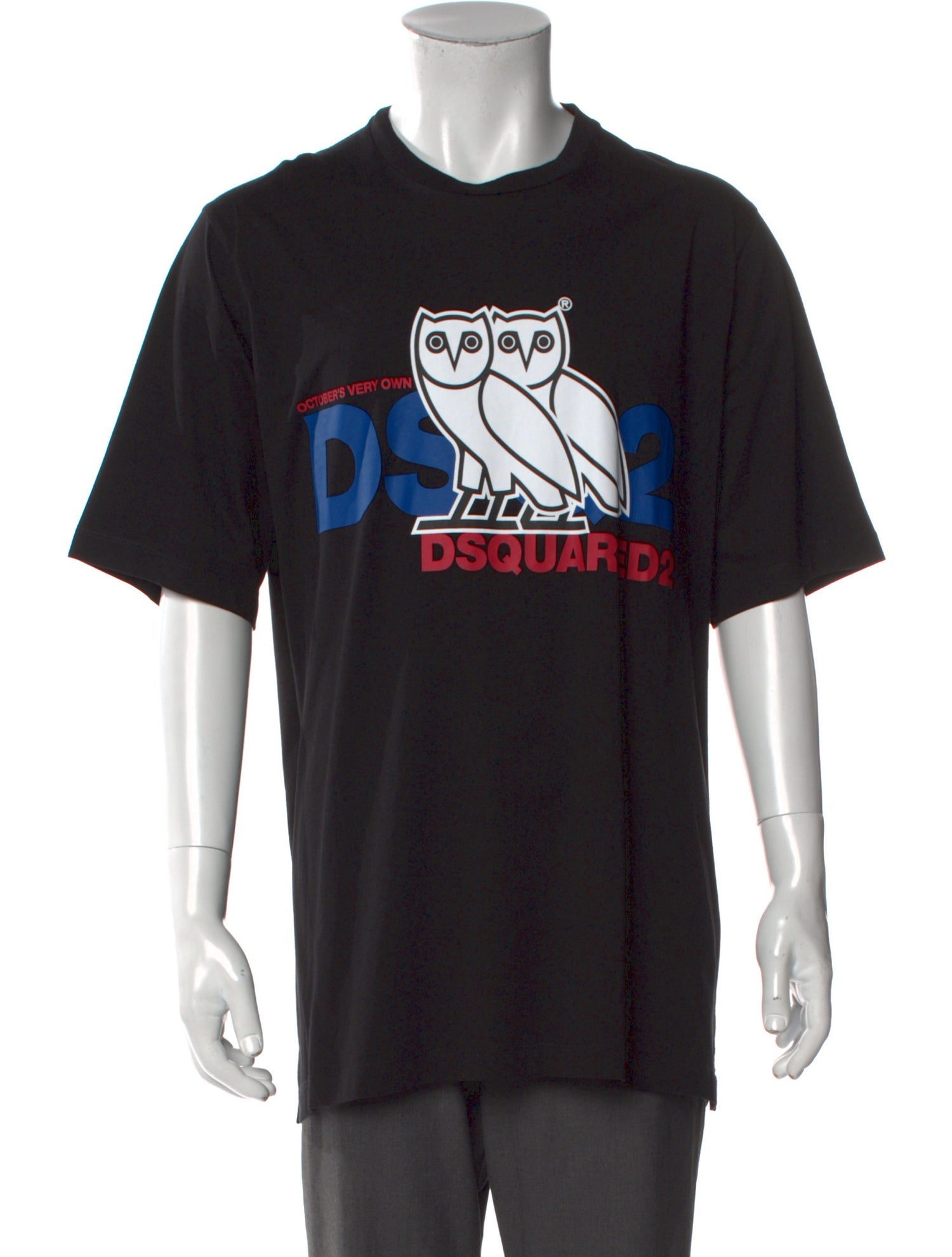 Dsquared² x OVO Graphic Print Short Sleeve Shirt