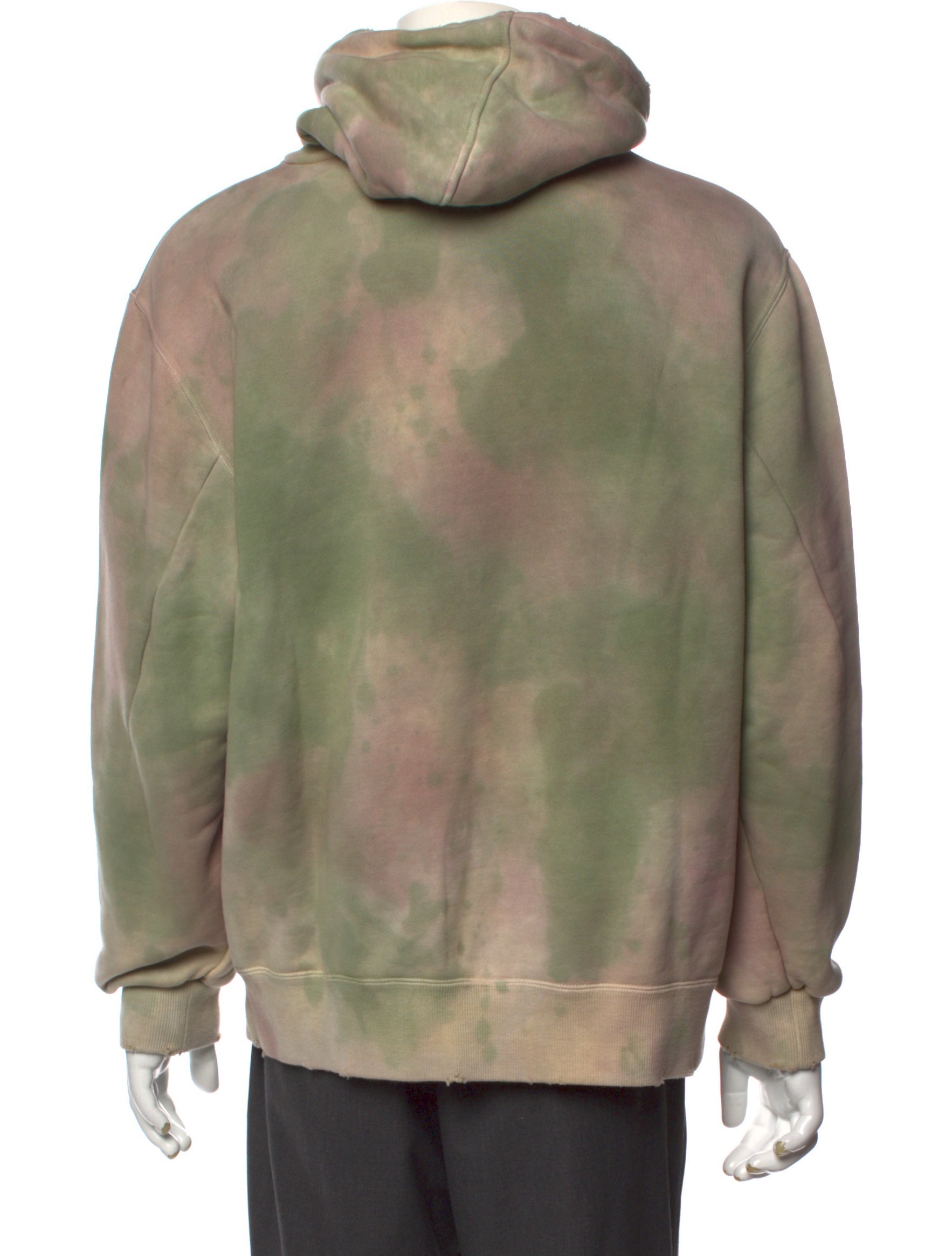 Doublet Printed Crew Neck Hoodie - Green Sweatshirts u0026 Hoodies, Clothing -  WDOUB20314 | The RealReal