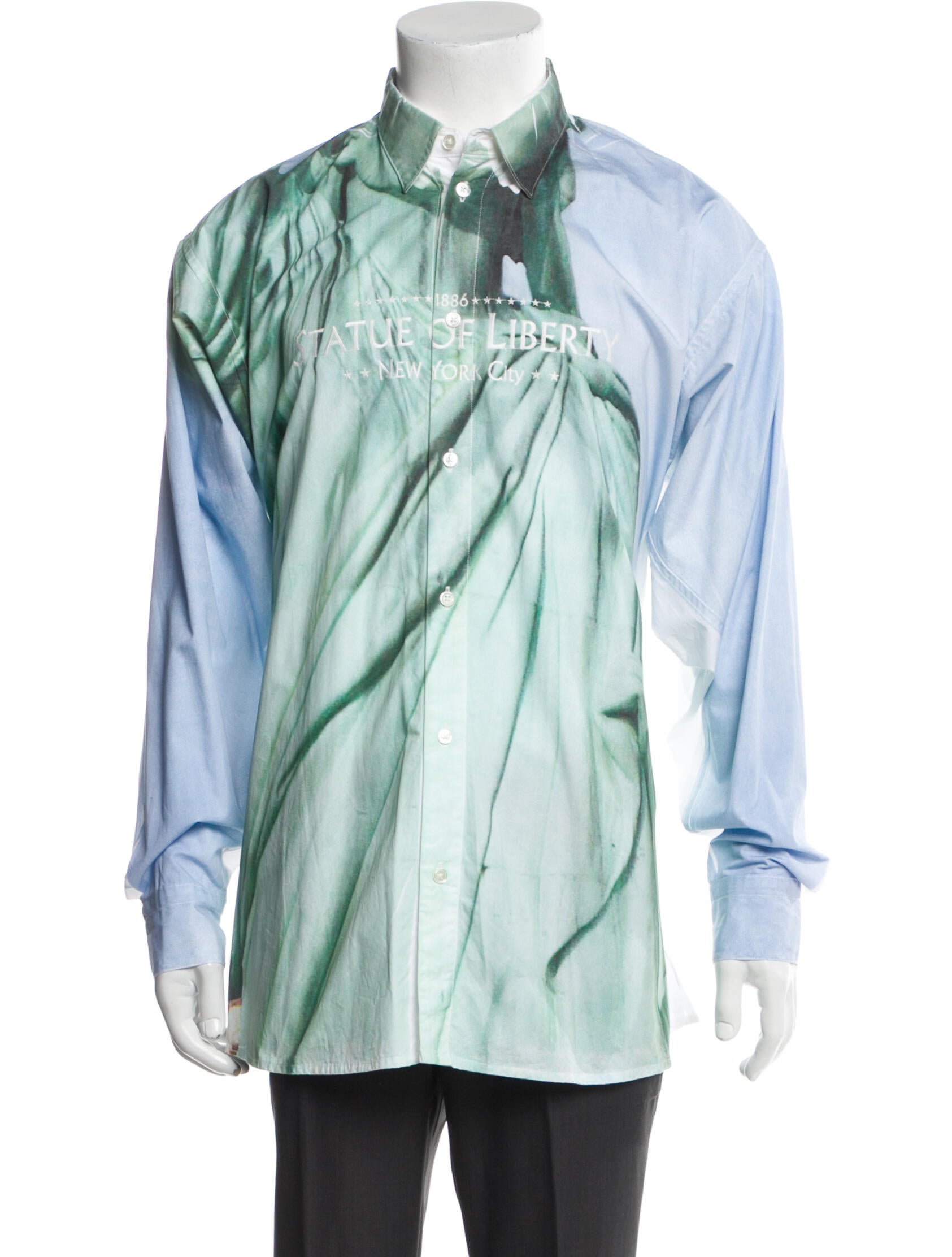 Doublet Graphic Print Long Sleeve Shirt