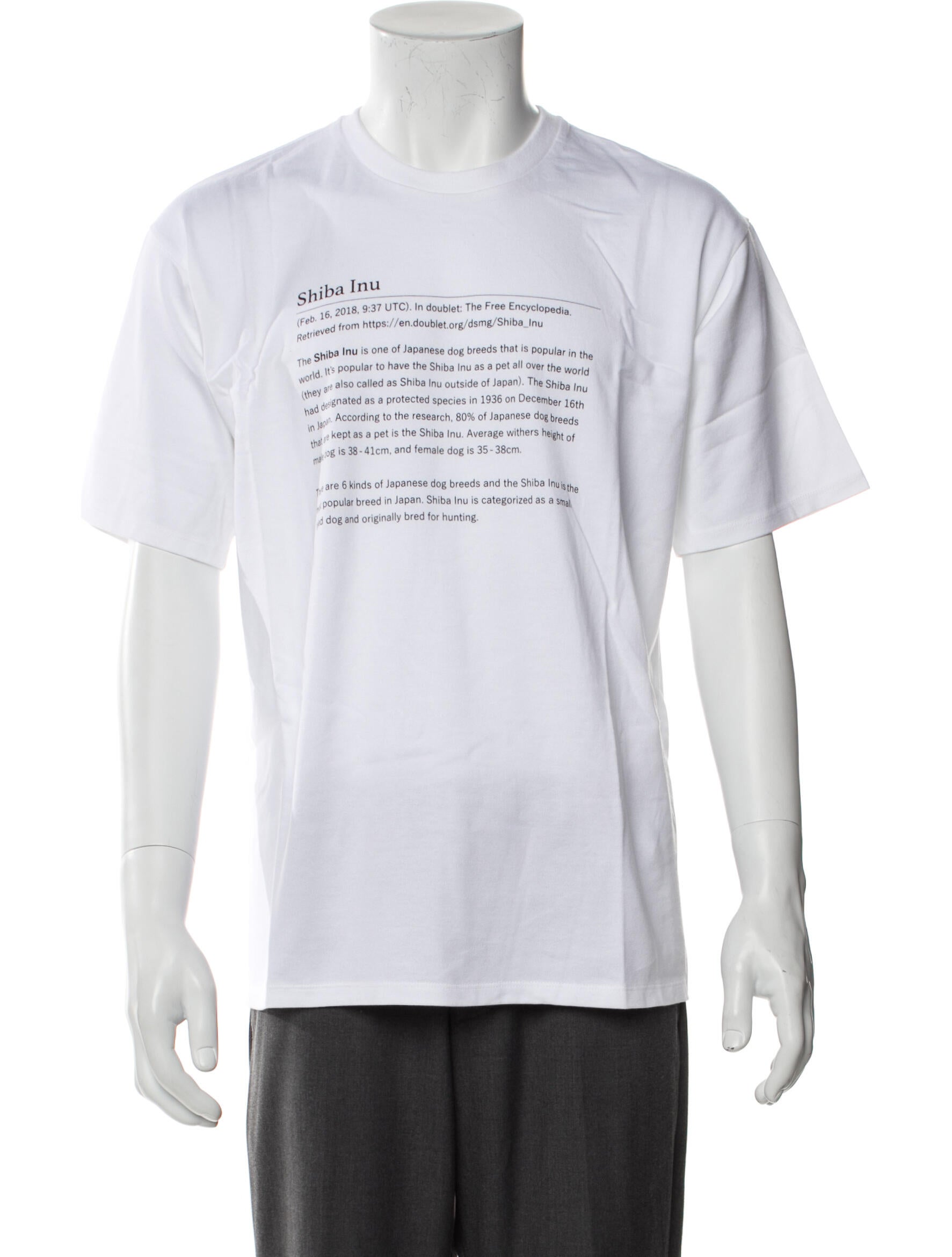 Doublet Graphic Print Crew Neck T-Shirt w/ Tags