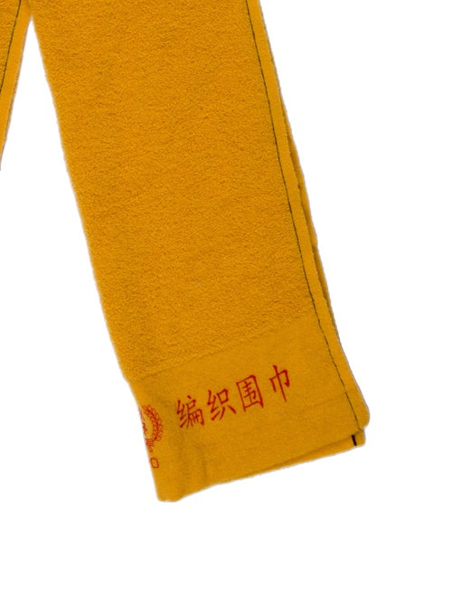 Doublet Wool Graphic Print Scarf