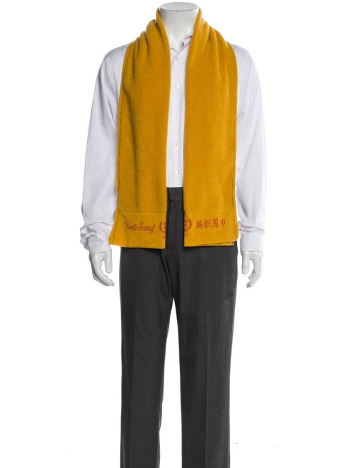 Doublet Wool Graphic Print Scarf