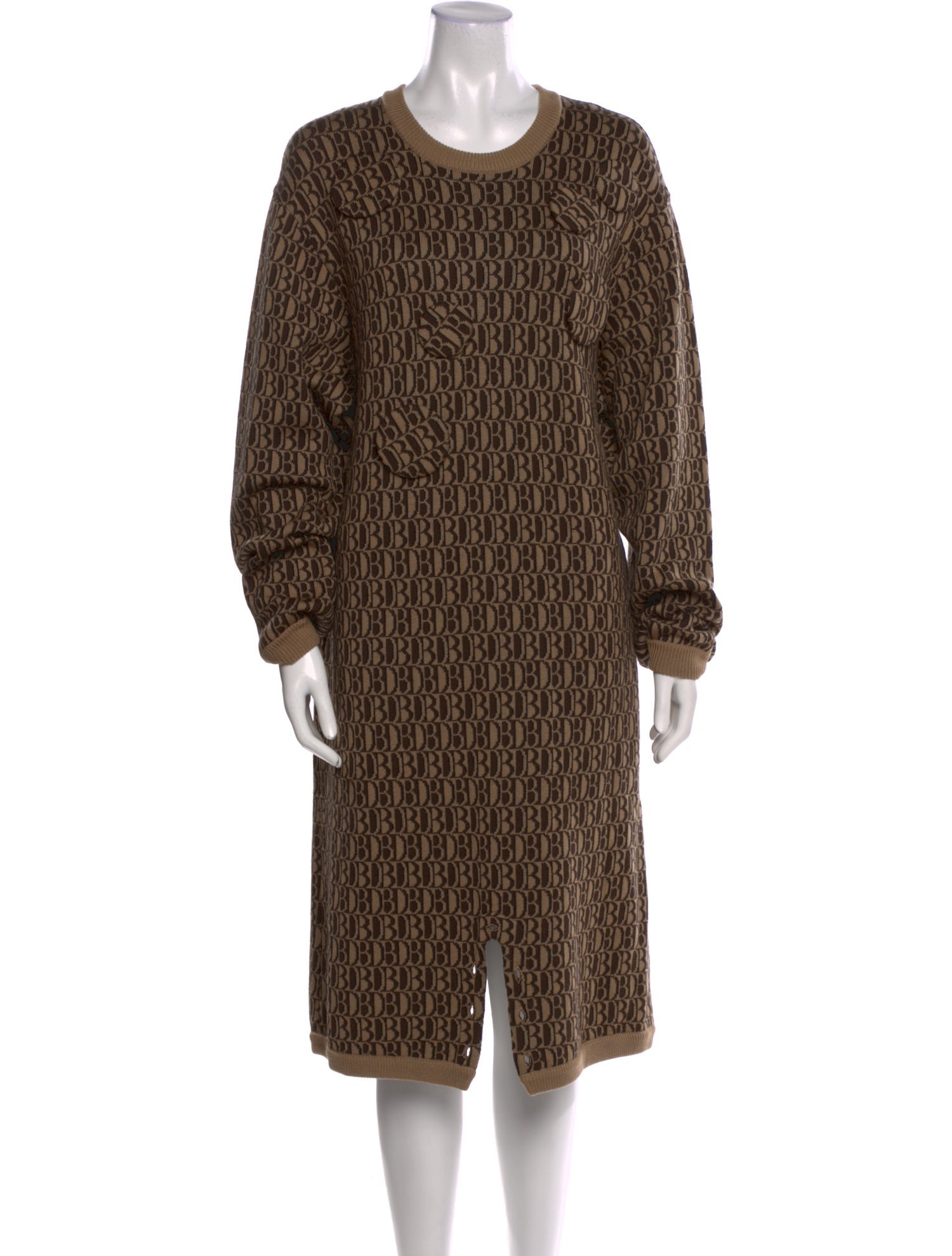 Doublet Wool Midi Length Dress