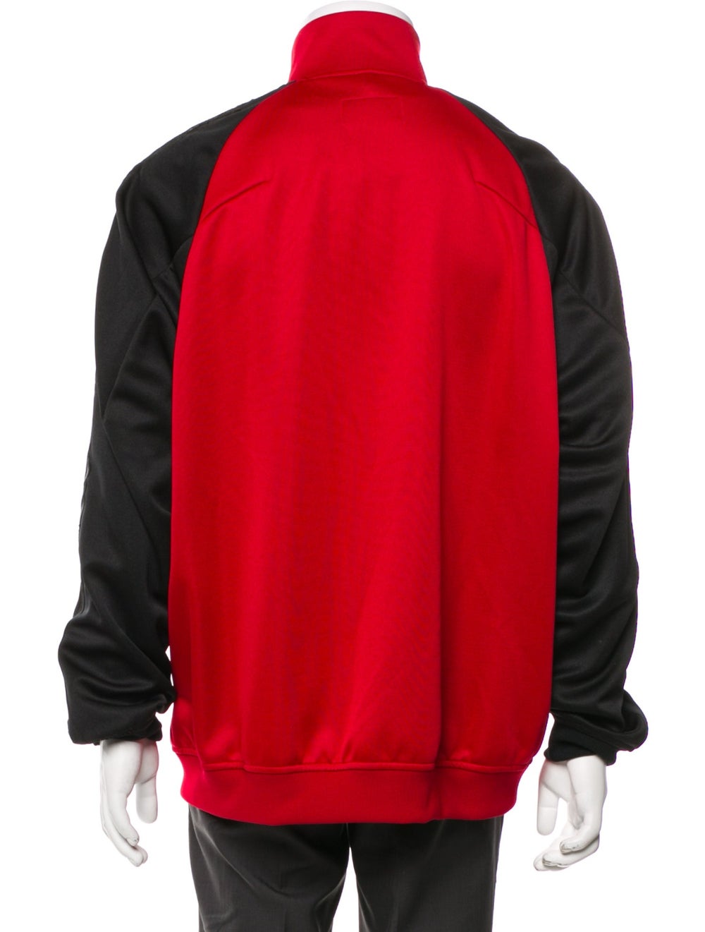 Doublet Windbreaker Red Colorblock Pattern Slit P… - image 3