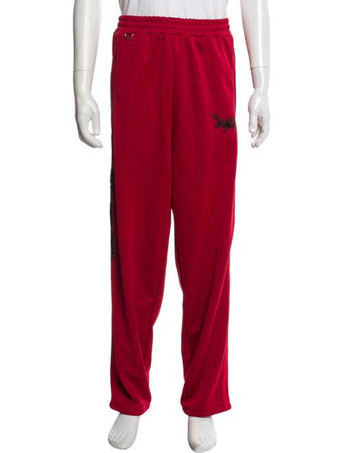 Doublet Graphic Print Embroidered Accent Lounge Bottoms