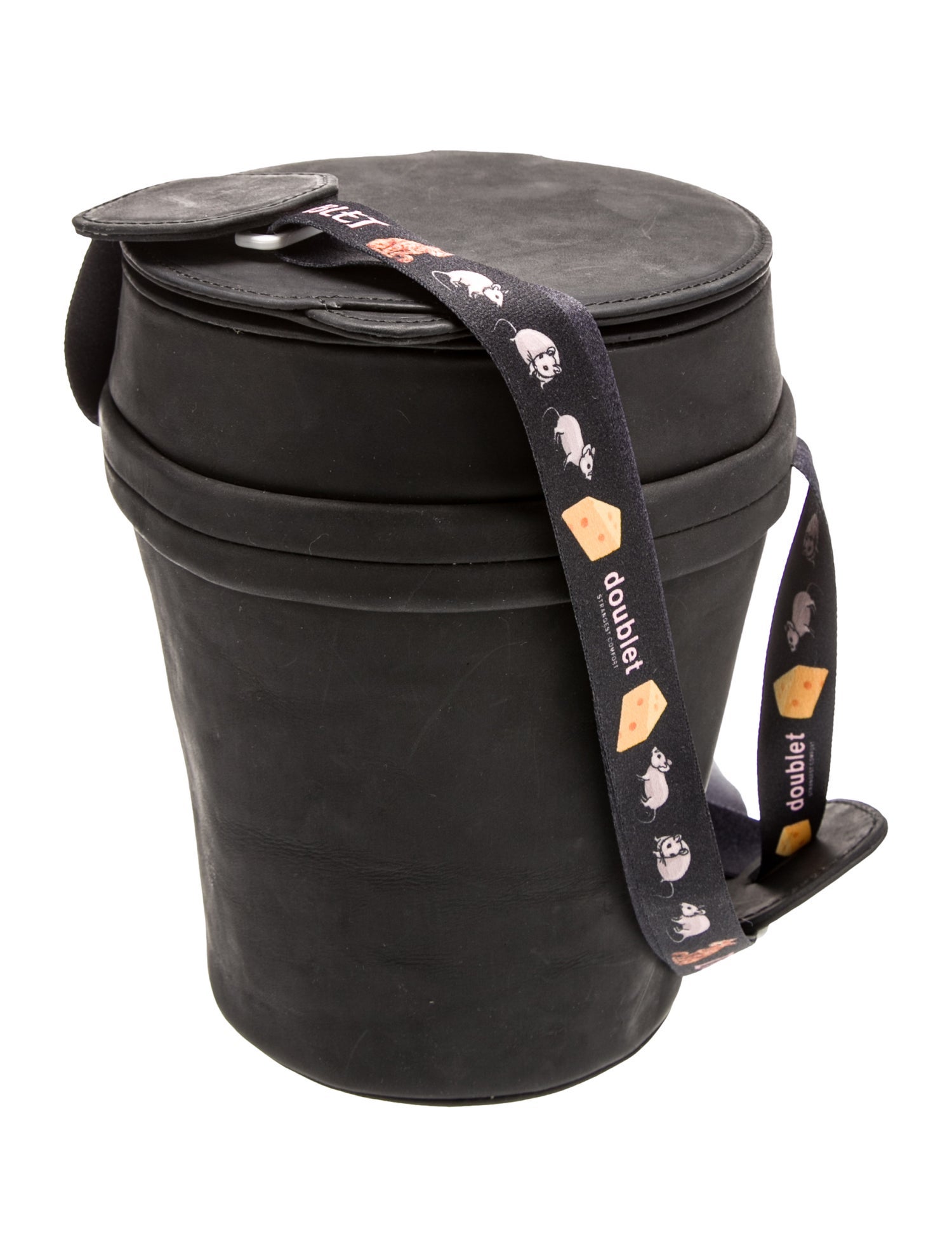 Doublet Leather Bucket Bag 2023