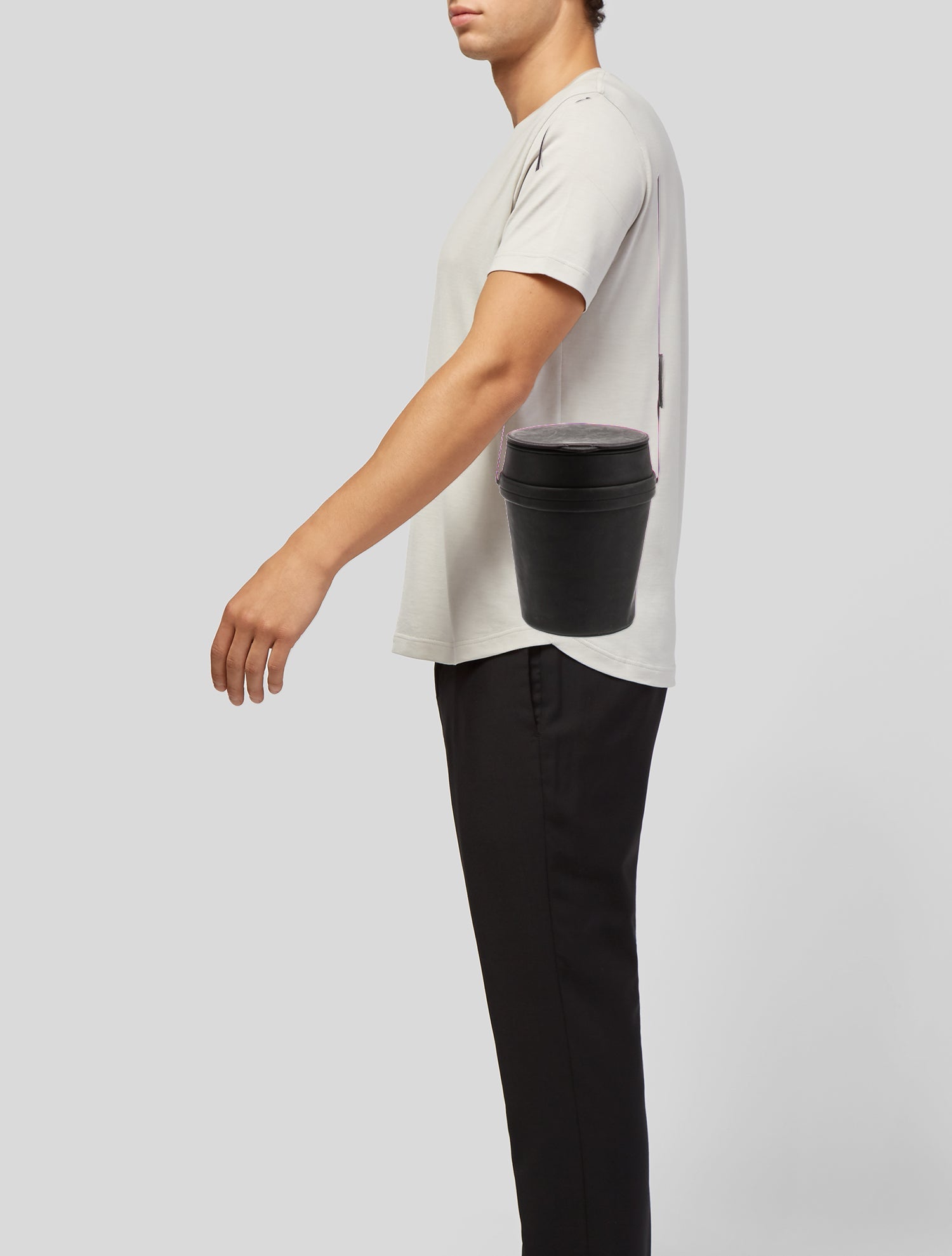 Doublet Leather Bucket Bag 2023