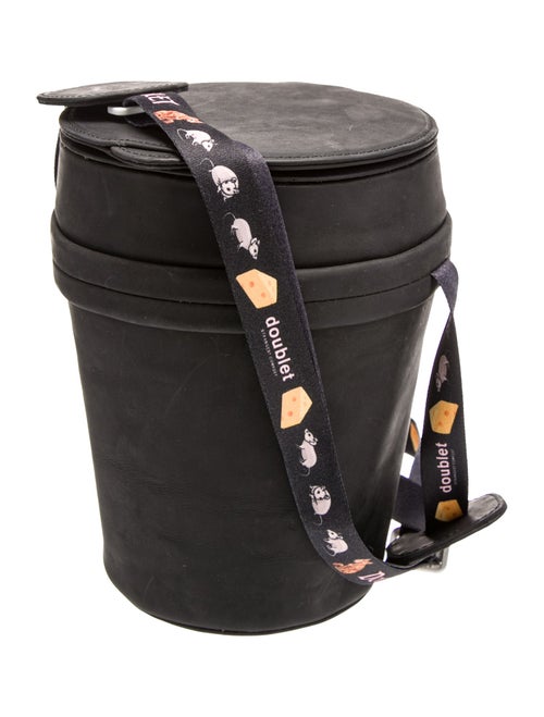 Doublet Leather Bucket Bag 2023