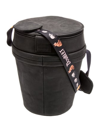 Doublet Leather Bucket Bag 2023