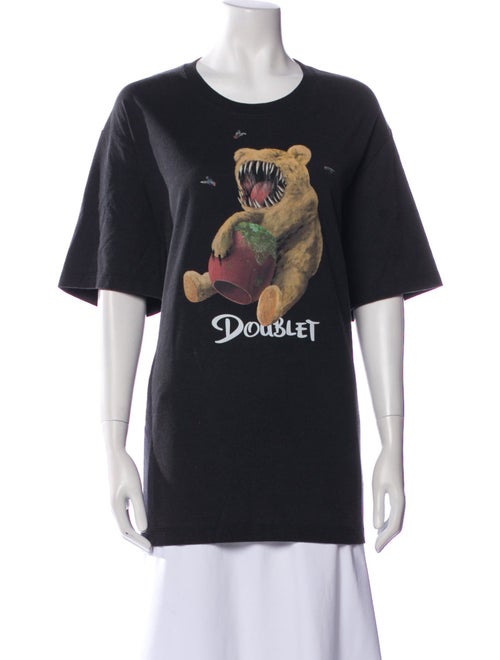 Doublet Graphic Print Crew Neck T-Shirt