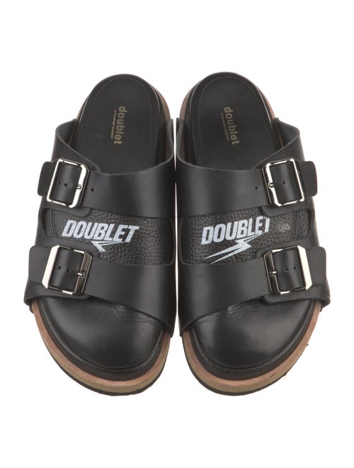 Doublet Leather Slides