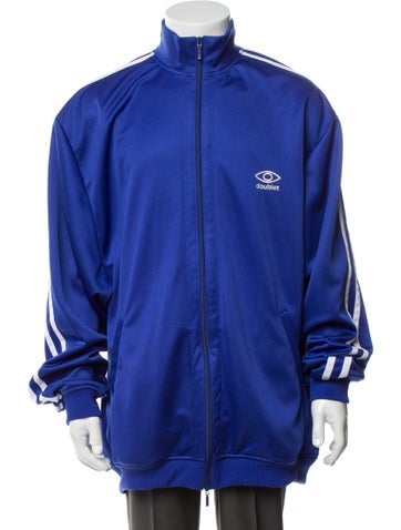 Pre-owned Doublet Striped Jacket W/ Tags In Blue