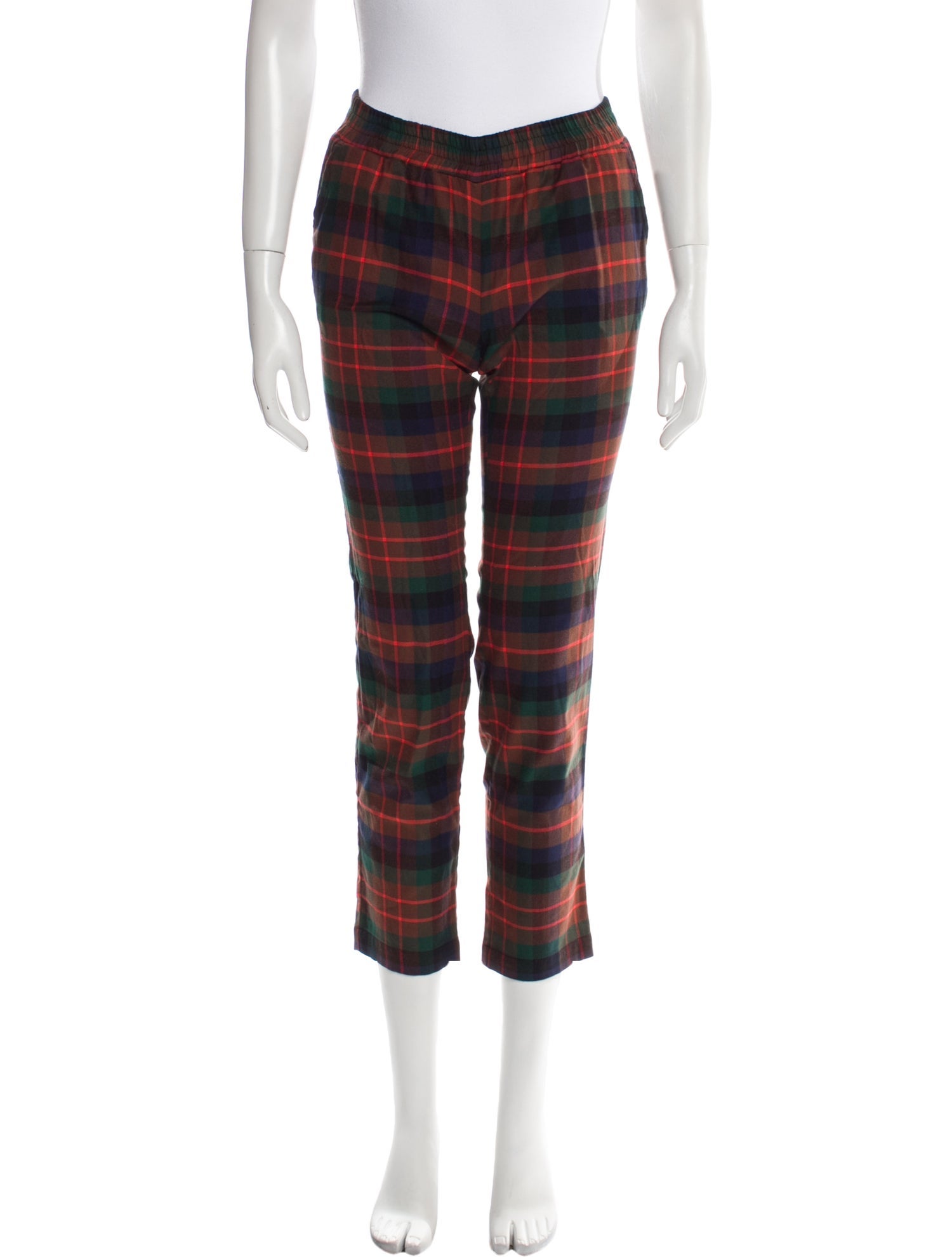 Douuod Plaid Print Straight Leg Pants w/ Tags