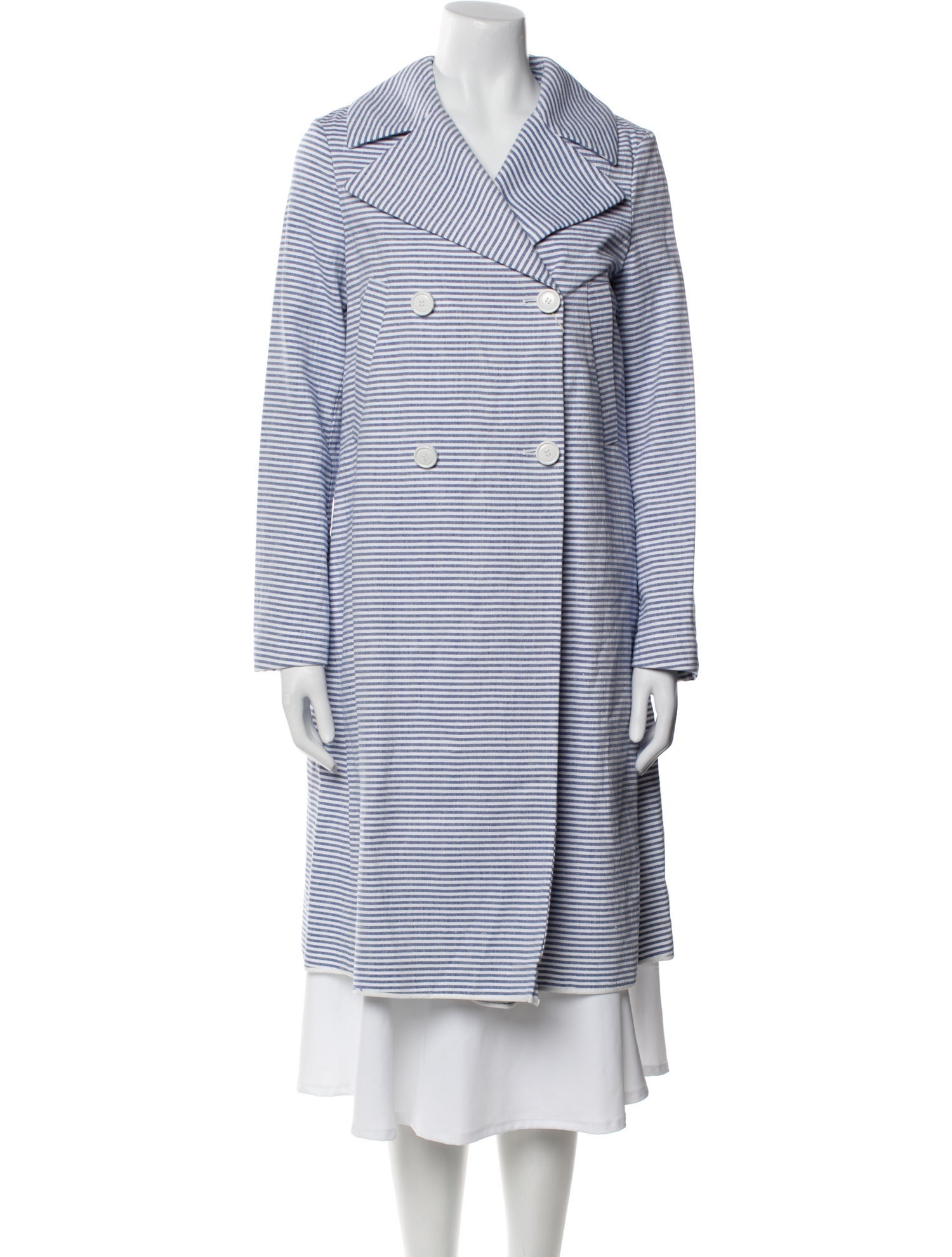 Douuod Striped Coat