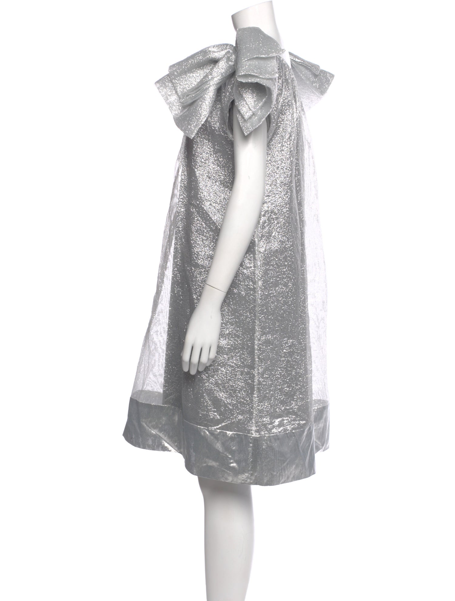 Douuod Bateau Neckline Knee-Length Dress