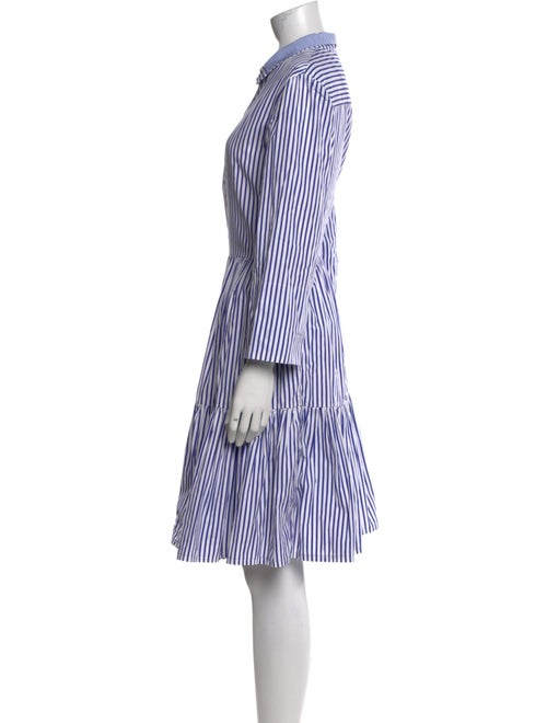 Dovima Paris Striped Knee-Length Dress