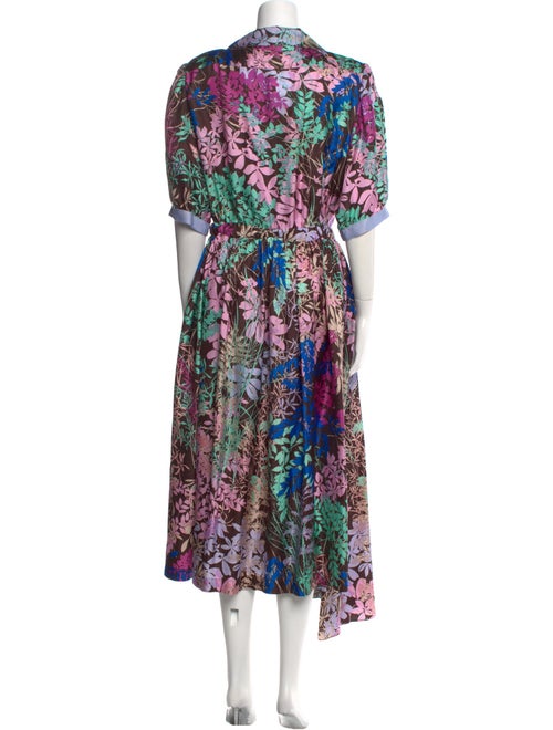 Dovima Paris Silk Midi Length Dress