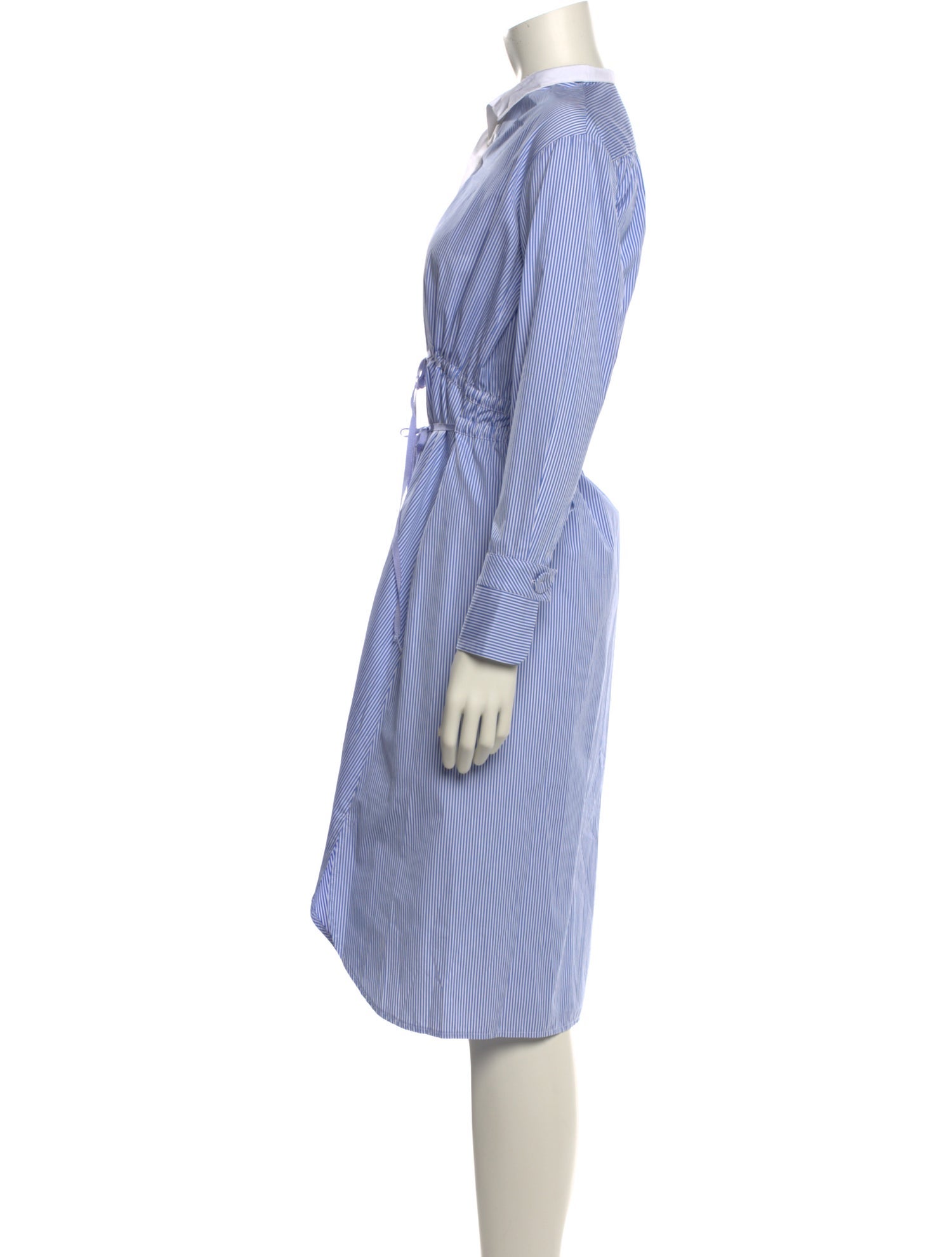 Dovima Paris Striped Midi Length Dress